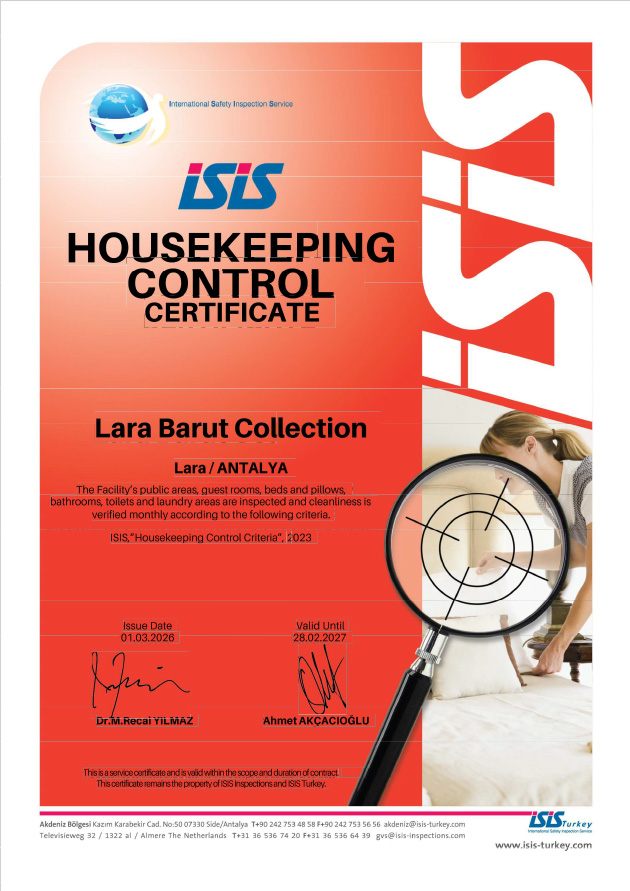 Kat Hizmetleri Sertifikası