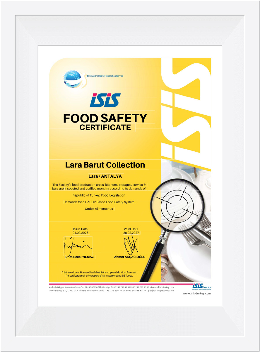 Gıda Güvenliği Sertifikası
