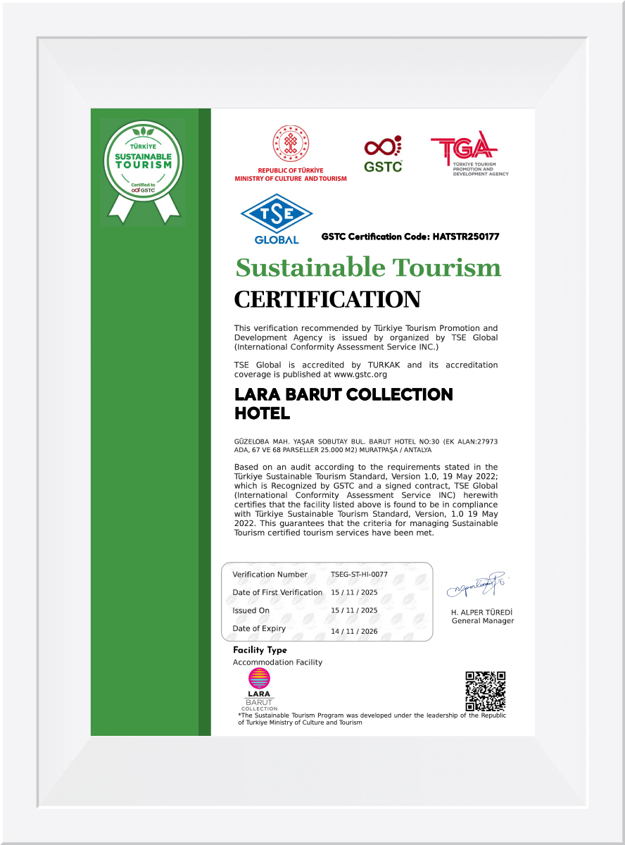 Sustainable Tourism Certificate
