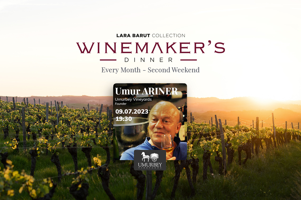 Fortsetzung Des Winemaker's Dinner Mit Dem Treffen Der Weinkellerei Umurbey In Der Lara Barut Collection
