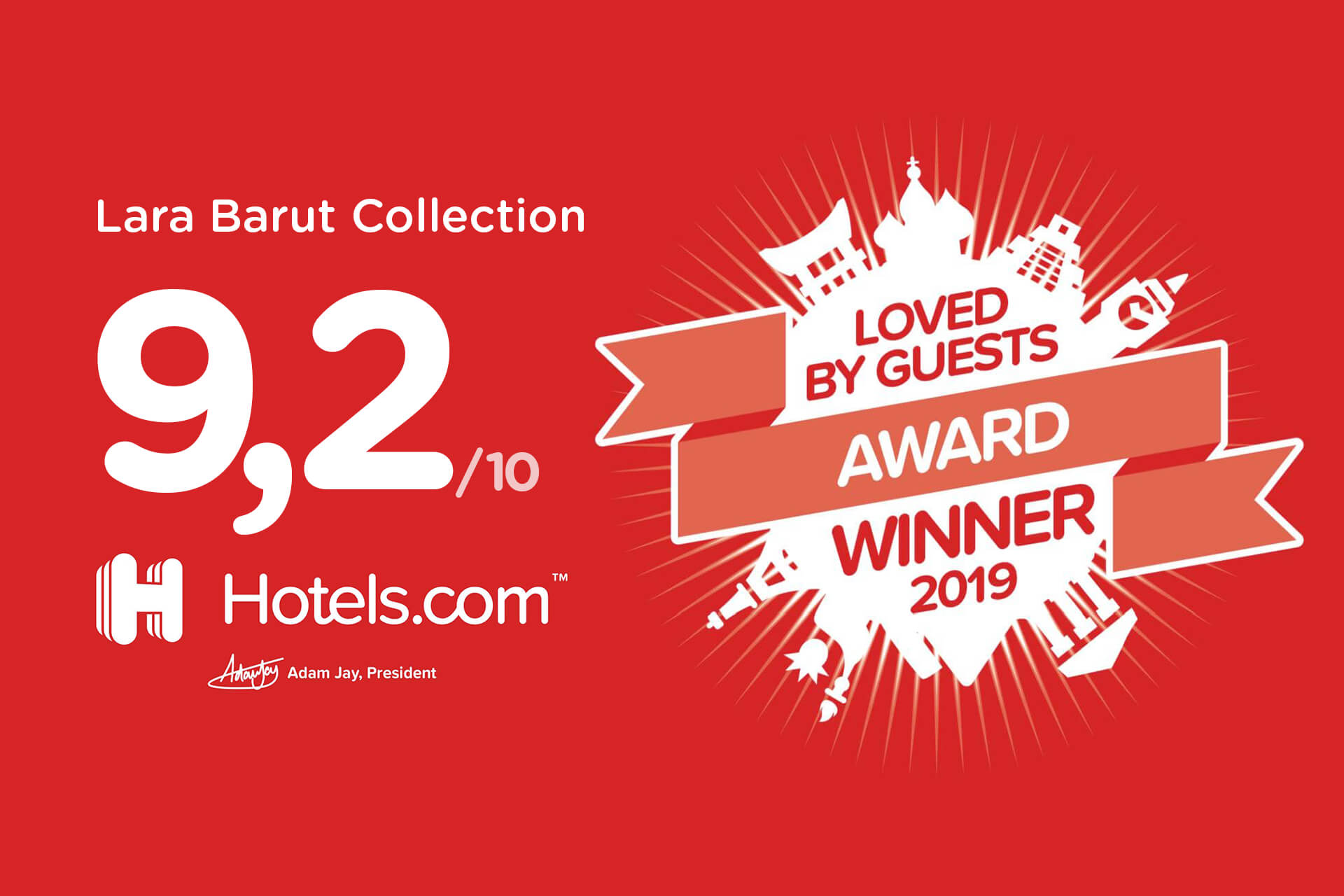 Eine Große Auszeichnung Von Hotels.com An Lara Barut Collection